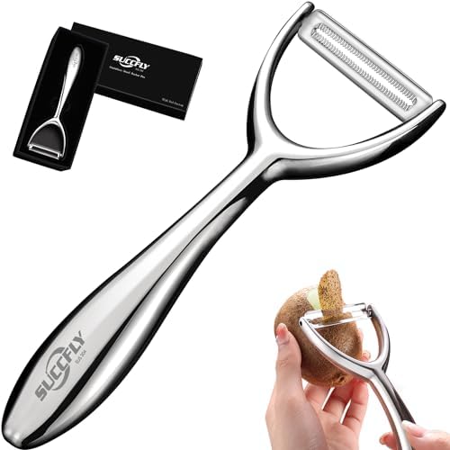 SUCCFLY Vegetable Peeler Stainless Steel, Premium Potato Peeler for