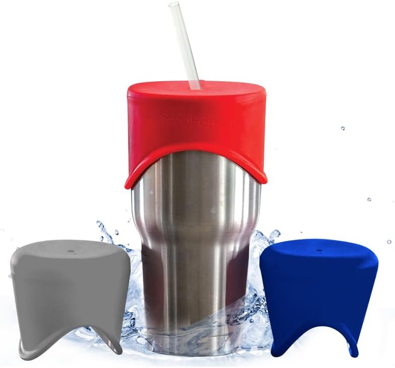 ModFamily Silicone Sippy Cup Lids, Reusable