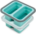 Silicone Freezer Molds with Lids, 2-Cup Soup Container for Freezer