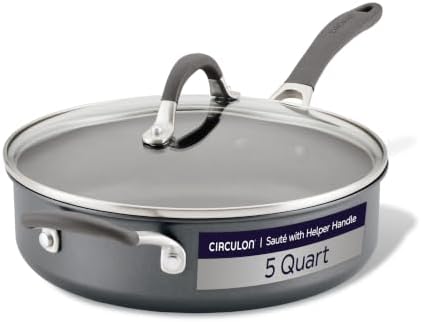 Circulon A1 Series Nonstick Induction Sauté Pan with Lid, 5-Quart