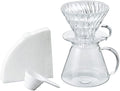 Hario Simply Hario V60 Glass Pour Over Set, Size 02