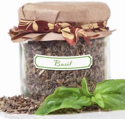 Lovable Labels Spice/Herb Jar Labels, 76 Pre-Printed + 8 Blank