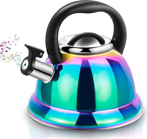 3.7QT 316 Stainless Steel Whistling Tea Kettle