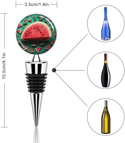 Dream Watermelon Wine Stopper Vacuum Alloy Wine Bottle Stopper