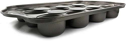 DEVILMAYCARE Removable Bottom Round Mini Muffin Pans 12 Holes