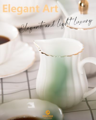 Porcelain Sugar and Creamer Set