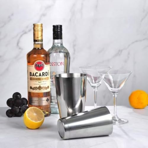 WPHUAW Boston Cocktail Shaker Set, 28 oz & 20 oz Stainless Steel