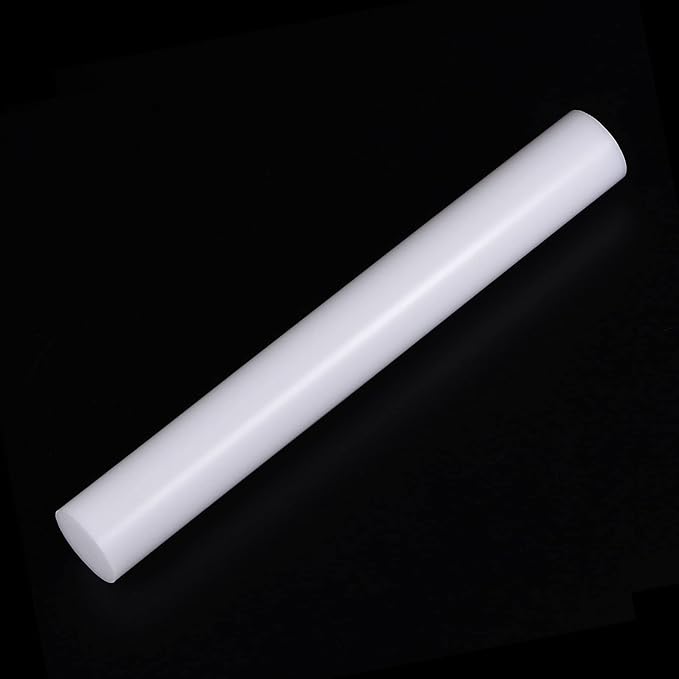 HARFINGTON Acrylic Clay Roller 8 Inch x 1 Inch Solid Non-Stick Plastic Round - Image 3