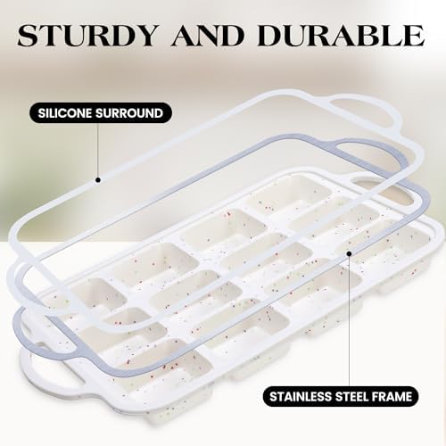 2 Pcs Muffin Pans + 2 Pcs Mini Brownie Pans