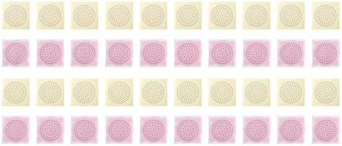 40pcs Drain Hair Stopper and Bathroom Drain Cover Set, Disposable