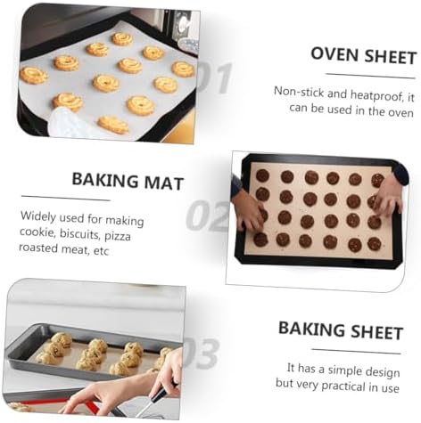 SHINEOFI 4pcs Silicone Baking Mats Set Nonstick Heat Resistant Macaron