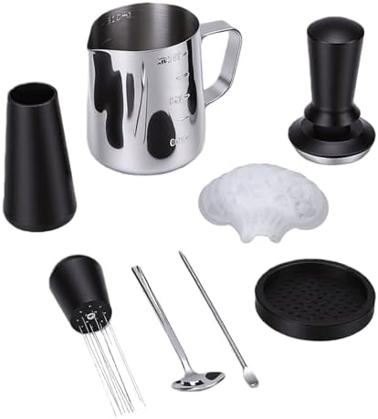 Jiawu Coffee Tamper Accessories Kit, 51mm Adjustable Stainless Steel
