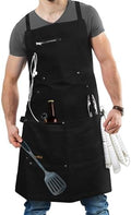 ecoZen Lifestyle Professional Grade Chef Apron for Men - Ideal for