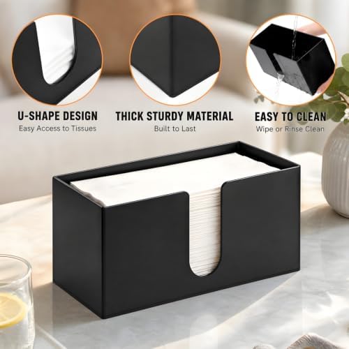 ZAVOOS 2 Pack Acrylic Paper Towel Holders