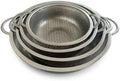 4-Piece Stainless Steel Mesh Strainer Set
