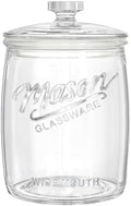 Folinstall 1 Gallon Glass Cookie Jar with Airtight Lid