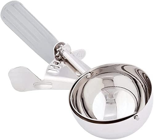 4 Oz Portion Scoop Ice Cream Disher with Trigger Release, Stainless