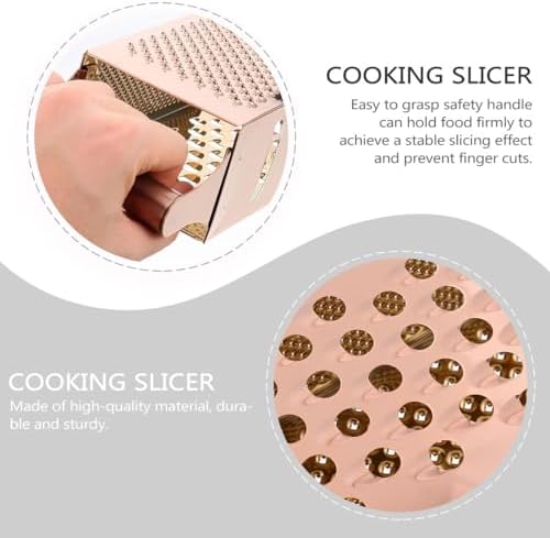 DOITOOL Professional Cheese Grater, Box Grater for Cheese Stainless