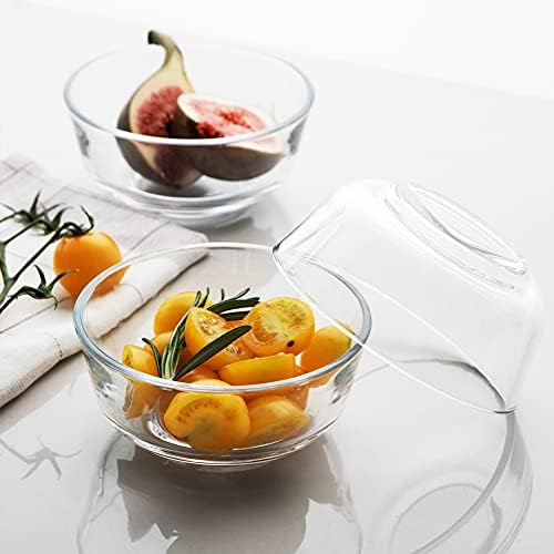 Sweejar Small Glass Bowls Set, 8 oz Prep Bowls for Cooking, 4 inch