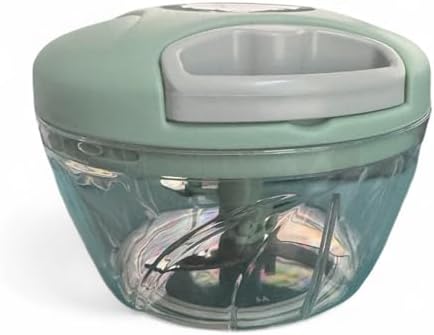 Manual Food Processor Vegetable Chopper, Portable Hand Pull String