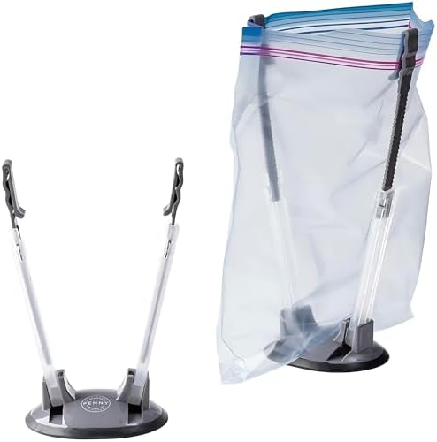 Passionate Penny Pincher Freezer Bag Holder Stand (2 Pack) | Freezer