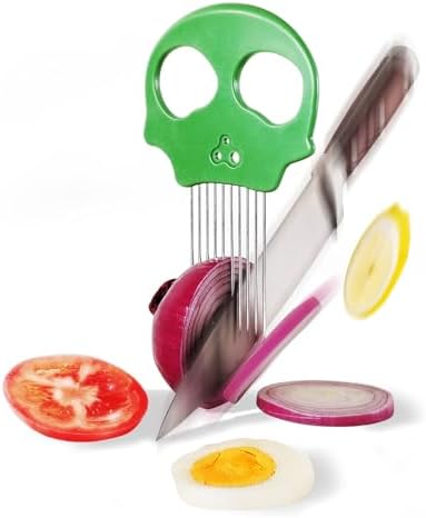 Stainless Steel Onion Cutter – Multi-Function Vegetable Cutter & Herb