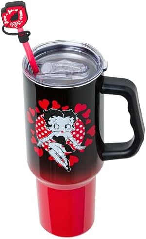 Silver Buffalo Betty Boop Core Cute Pose, Stainless Steel Tumbler