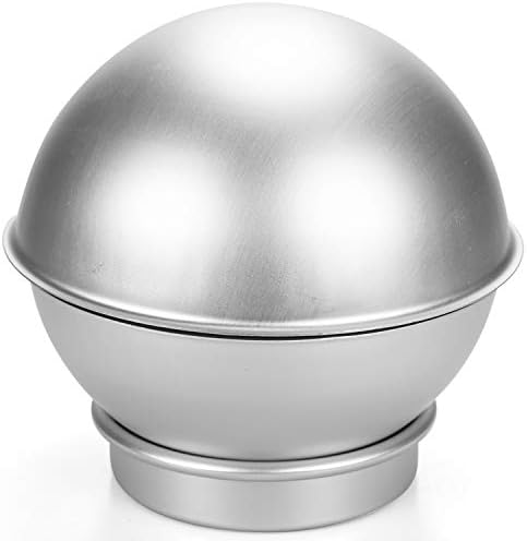 Hedume Set of 8 Cake Sphere Pan, 6.5 Inches 3D Sports Ball Cake Pan to