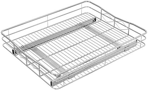 Pull Out Cabinet Organizer, 50LB Load Capacity Bottom-mount Sliding