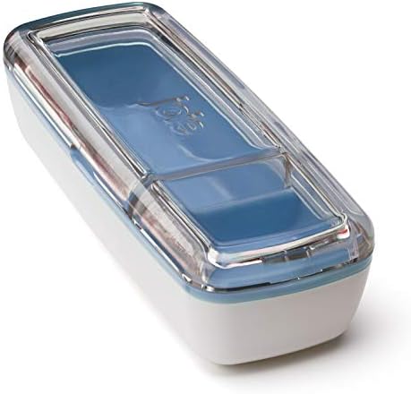 Joie Snack On the Go Divided Container, Two Compartment Storage Box