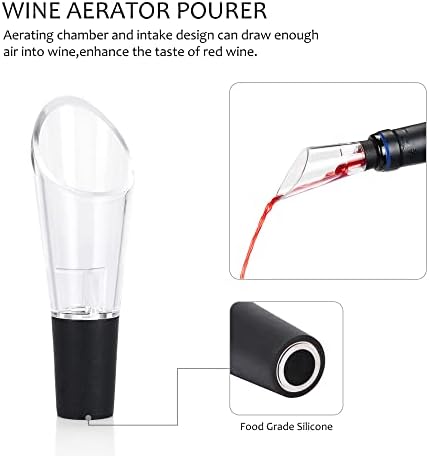 Tirrinia Electric Wine Opener Set, Wine Bottle Cork Remover Accessory