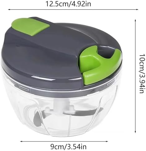 Manual Garlic Chopper - Hand Pull String Vegetable Cutter For Onions