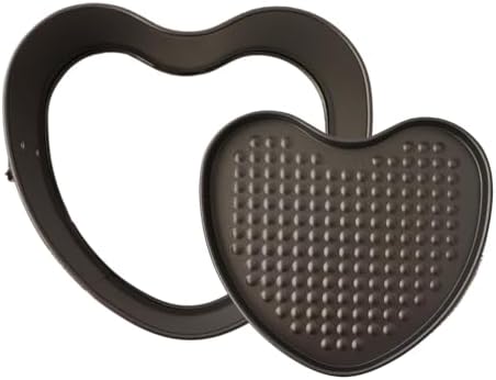 7 Inch Heart Cake Mold Springform Pan, Nonstick Carbon Steel
