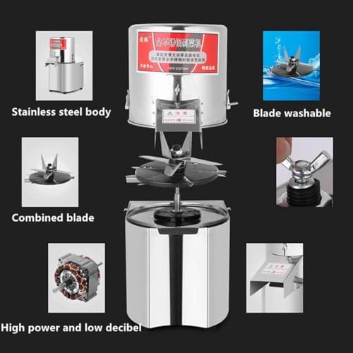 600W Commercial Food Processor Meat Grinder, 110V