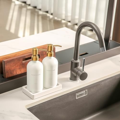 Prus Waso Gold Soap Dispenser Set