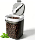 Airtight Coffee Storage Canister Container 15 oz with Magnetic Scoop