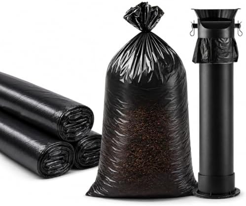 Espresso Knock Box Garbage Bag, 15kg Heavy Duty Thick Bin Liners for