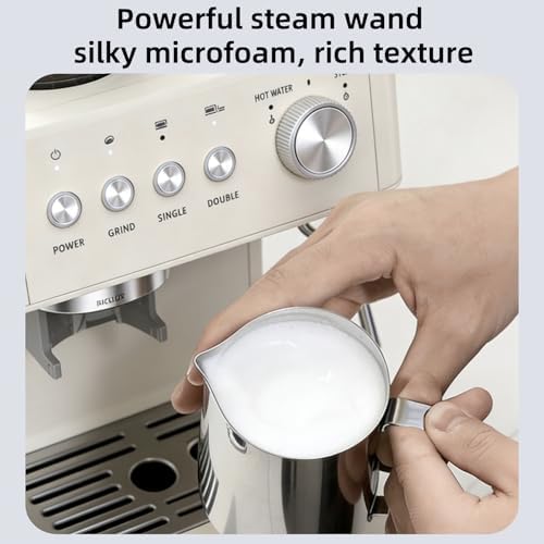 15 Bar Espresso Machine with Built-in Coffee Grinder