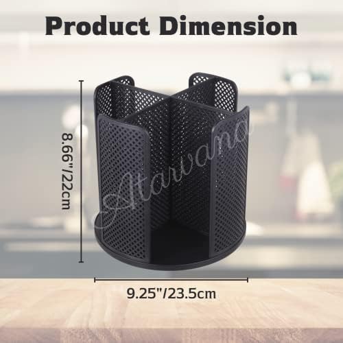Rotatable Coffee Cup Dispenser with 4 Compartments, Atavarna Cups and