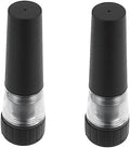 2pcs Vacuum Wine Stopper Black Plastic for Wine Bottles
