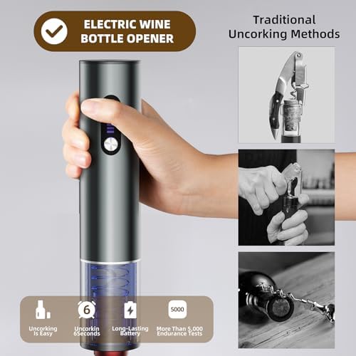 Newise Rechargeable Electric Wine Opener Gift Set