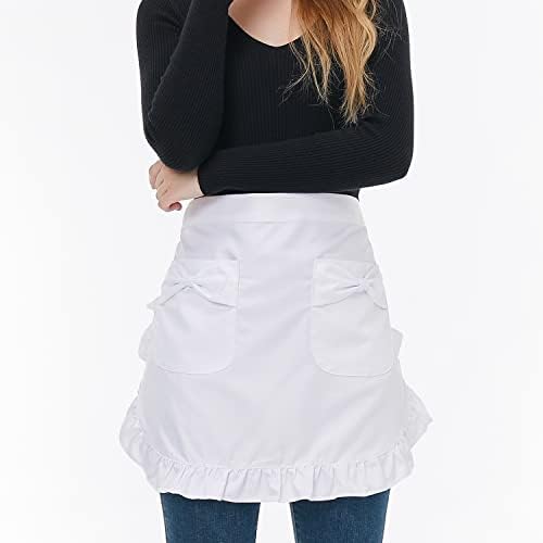 Love Potato Waist Apron with Pockets, Fashion Kitchen Cooking