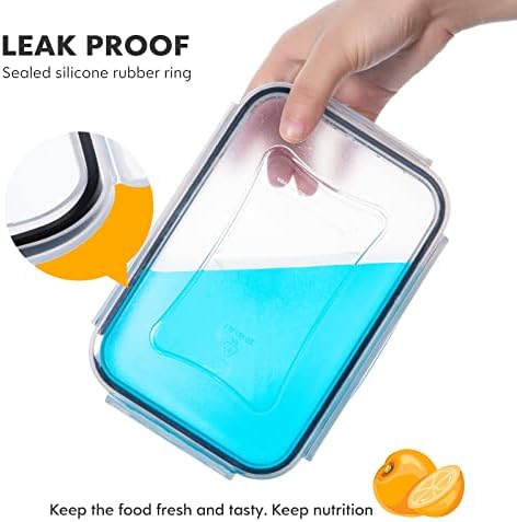 52 PCS Food Storage Containers Set with Airtight Lids