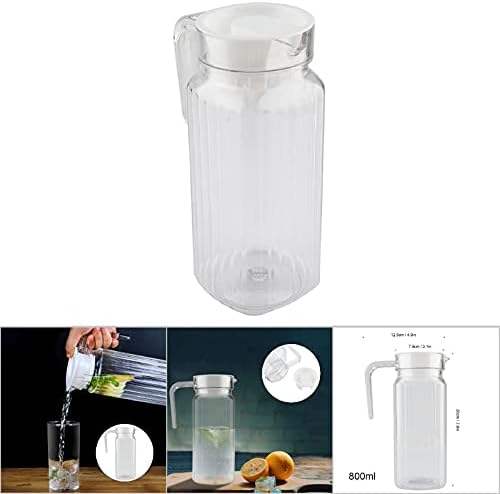 Haofy Acrylic Pitcher, Small Plastic Pitcher Juices Pitcher