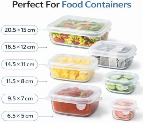 IZEM Reusable Silicone Stretch Lids, 12 Pack