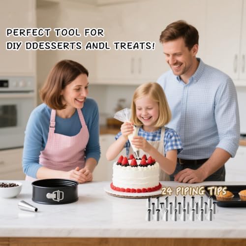 168pcs Cake Pan Set with 3 Non-Stick Springform Pans