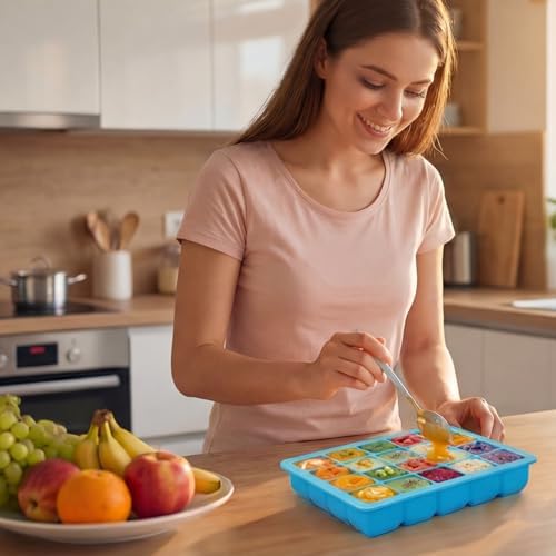 1 Tbsp Silicone Freezer Molds -silicone freezer trays with lid,3