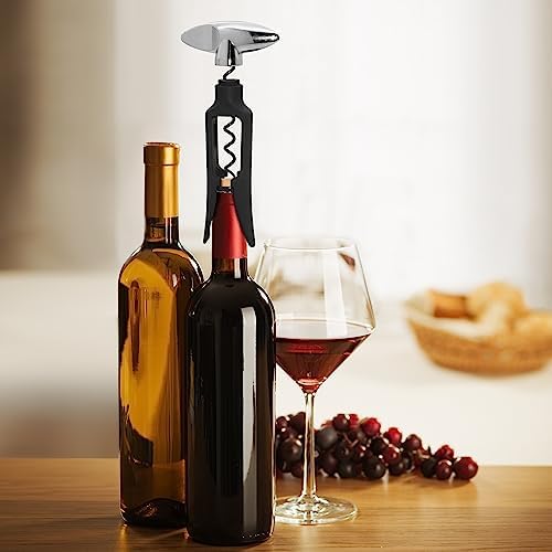 OGGI Wine Bottle Opener, Self Pulling Corkscrew - Self-Centering