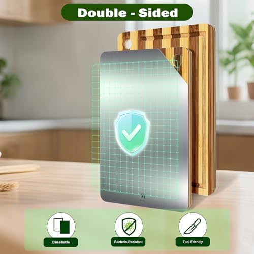 Cutting Board, Titanium Cutting Board for Kitchen, Pure Titanium and
