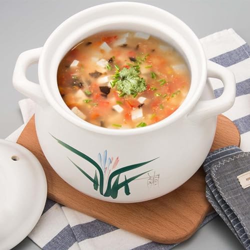 Ceramic Cooking Pot Clay Pot Ceramic Casserole Pot with Lid